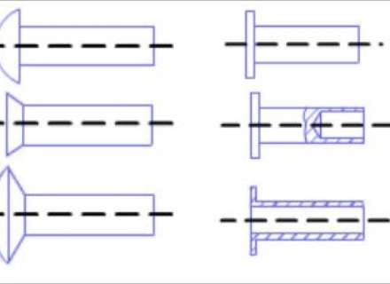 Заклепки, сплошные  и слепые: конструкция, материалы и применение